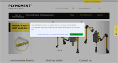 Desktop Screenshot of plymovent.nl