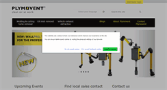 Desktop Screenshot of plymovent.com